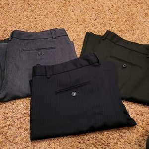 3 pair Express dress slacks